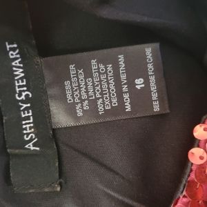 Ashley Stewart Dresses - Red & Black sequin dress Ashley Stewart Dresses - Red & Black sequin dress